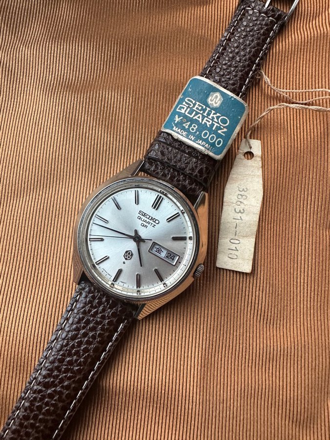 SEIKO QUARTZ QR 3863-7001 1974 VINTAGE