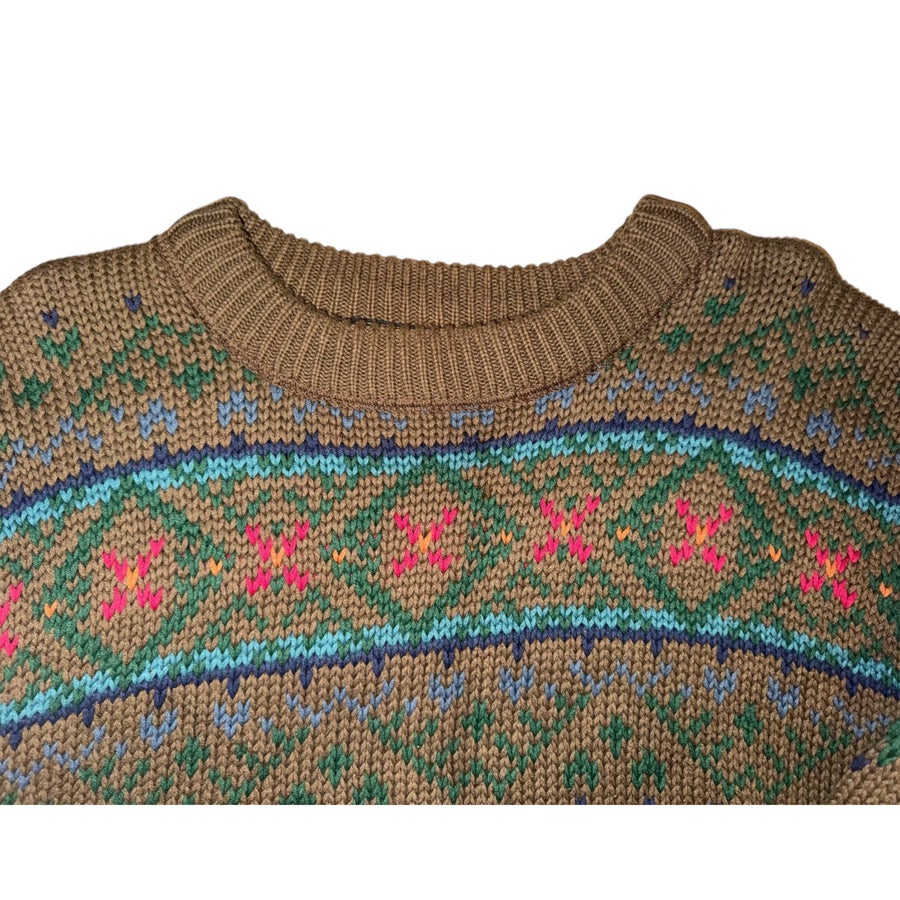 1990s | Eddie Bauer | cotton knit sweater | lar.. | Köp på Tradera