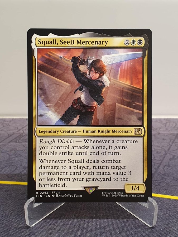 マジック：ザ・ギャザリング MTG Squall, SeeD Mercenary Ultima Squall, SeeD Mercenary · Final Fantasy (FIN) #547 · Scryfall