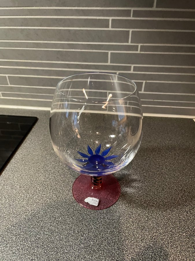 Ölglas/konjakskupa Palm Tree Kosta Boda Ken Done Köp på Tradera