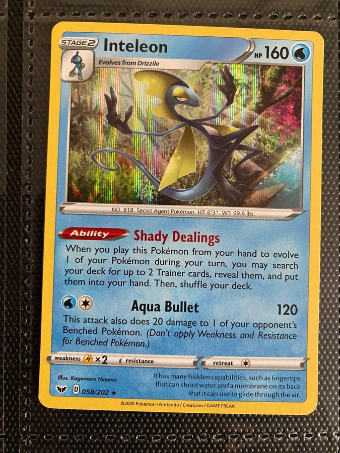 inteleon pokemon card value Amazon.com: Pokemon Inteleon VMAX 266/264 Secret Rare Sword & Shield Fusion  Strike Trading Card : Toys & Games main image 0
