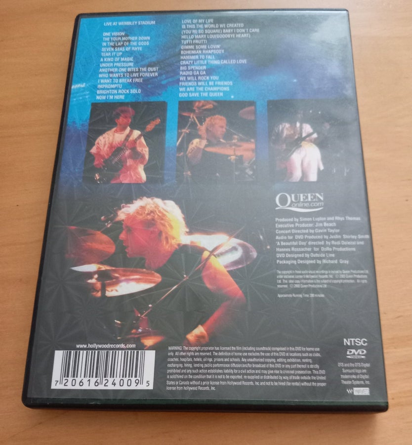 Queen - Live At Wembley Stadium - Reg 1(Dvd) | Köp på Tradera