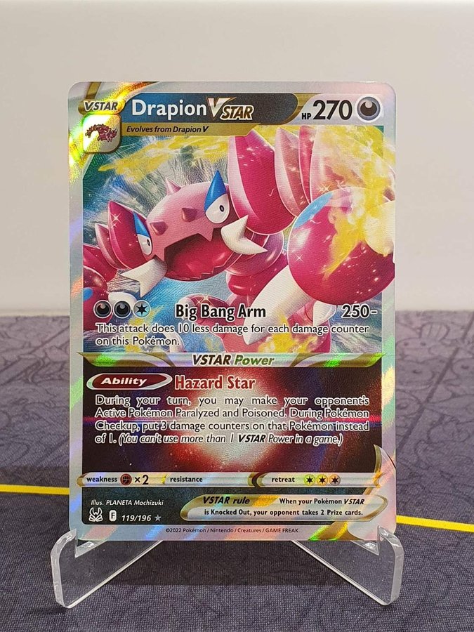 DRAPION VSTAR 119/196 Ultra Rare Lost Origi.. Köp på Tradera