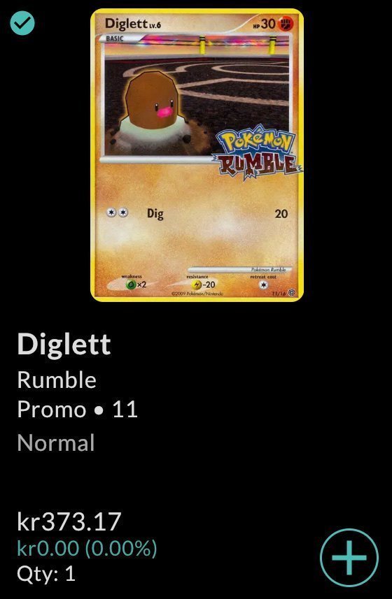 Se produkter som liknar Diglett STAMPED Rumble rev holo på Tradera ...