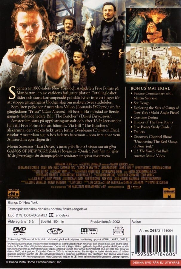 Se produkter som liknar Gangs of New York - DVD på Tradera (707491901)