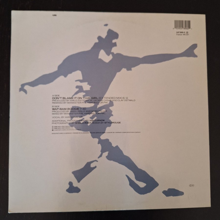 洋楽 Matt Bianco Dont Blame It On That Girl Matt Bianco – Don't Blame It On That Girl – Vinyl (12