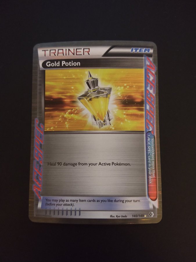Gold Potion Ace Spec Holo 140 149 Bw7 Bounda Kop Pa Tradera