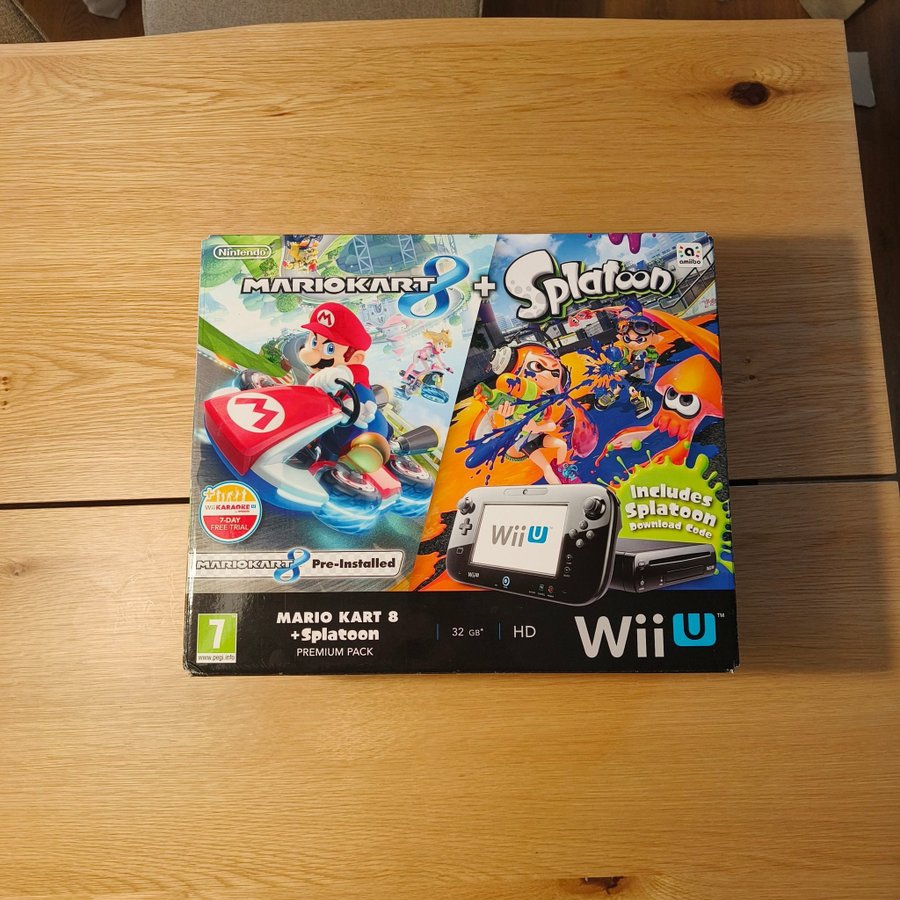 Nintendo Wii U Mario Kart splatoon Premium Köp på Tradera