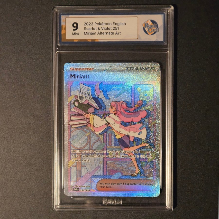 pokemon tcg scarlet and violet 251 198 miriam trainer card Miriam - 251/198 Full Art Ultra Rare Trainer main image 0