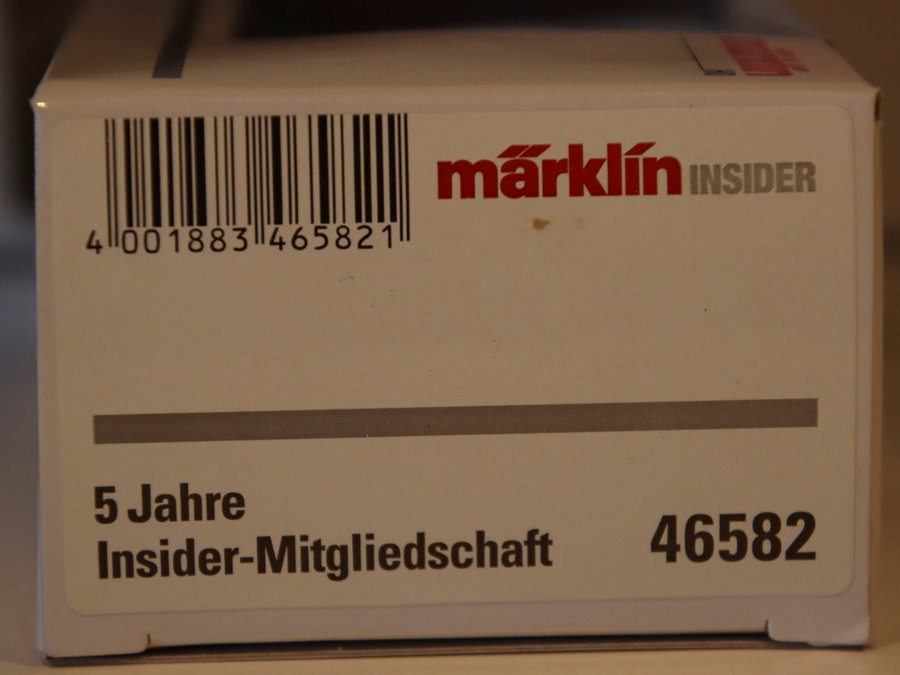 Märklin Insider 46582 - Wagon Niveau DB Stuttgart 6382 - État Proche Neuf