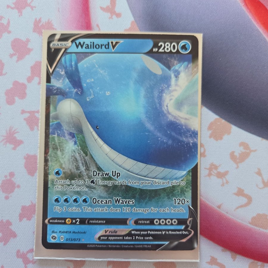 Wailord V 13/73 Champion's Path Pokemonkort | Kp p Tradera (726310624)