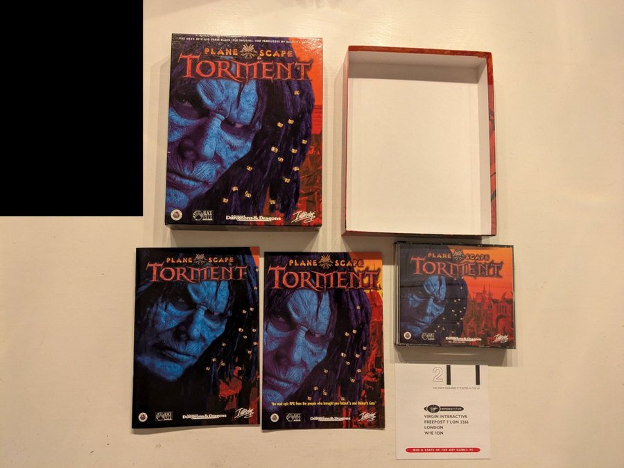 Planescape Torment PC – Version Big Box – Bon état – Jeu Culte