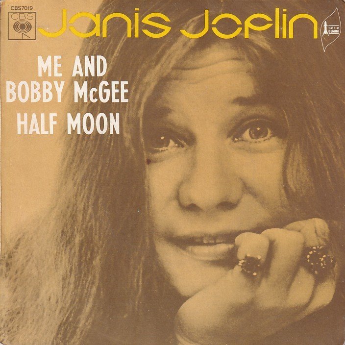 Janis Joplin Me And Bobby McGee Half Moon Köp på Tradera