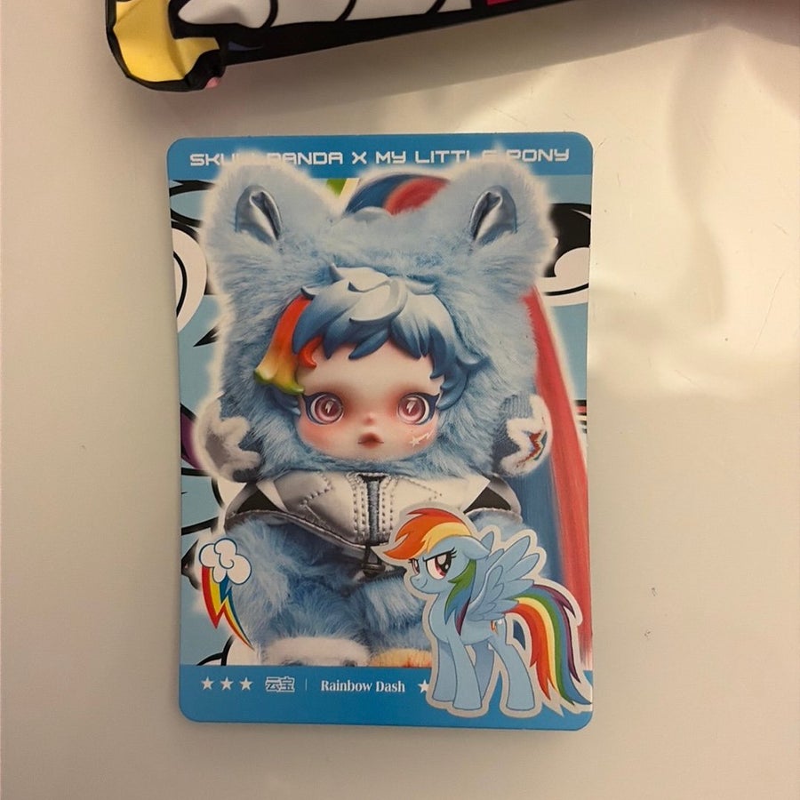 SKULLPANDA mylittle pony Rainbow dash Skullpanda My Little Pony