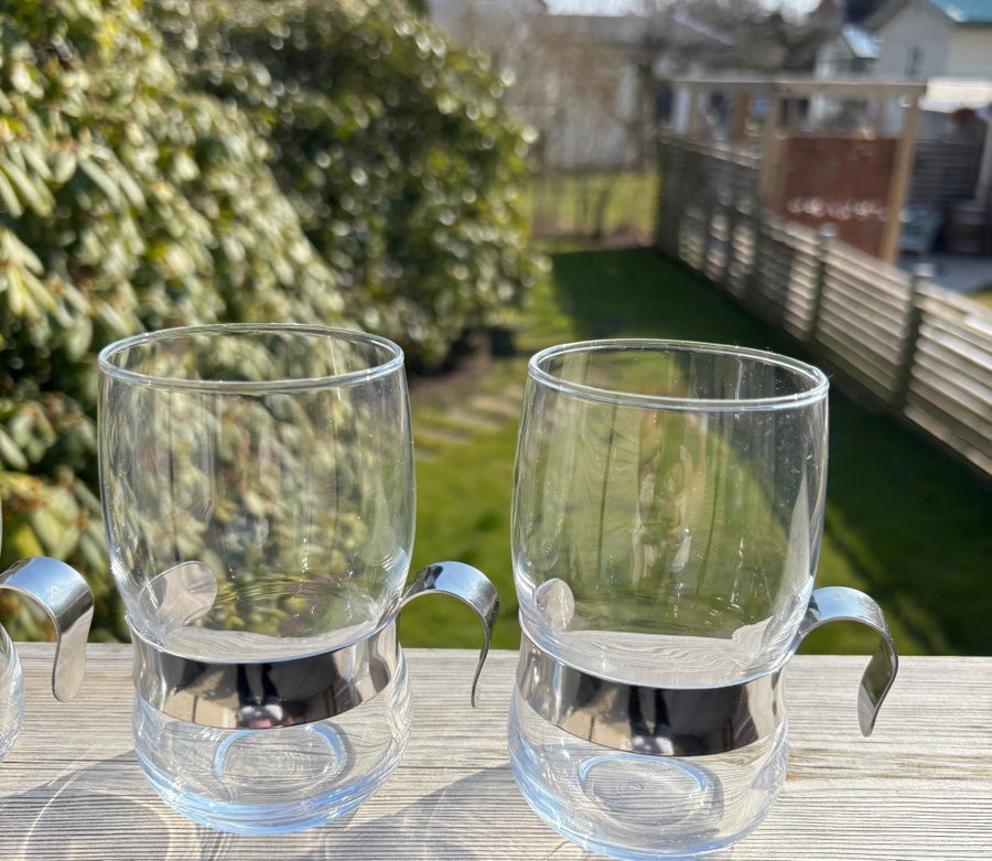 Iittala Jorma Vennola Glas med metallhandtag Pa.. | Köp på Tradera
