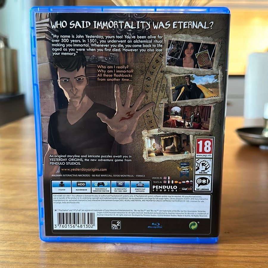 Yesterday Origins PS4 | Köp på (725602559