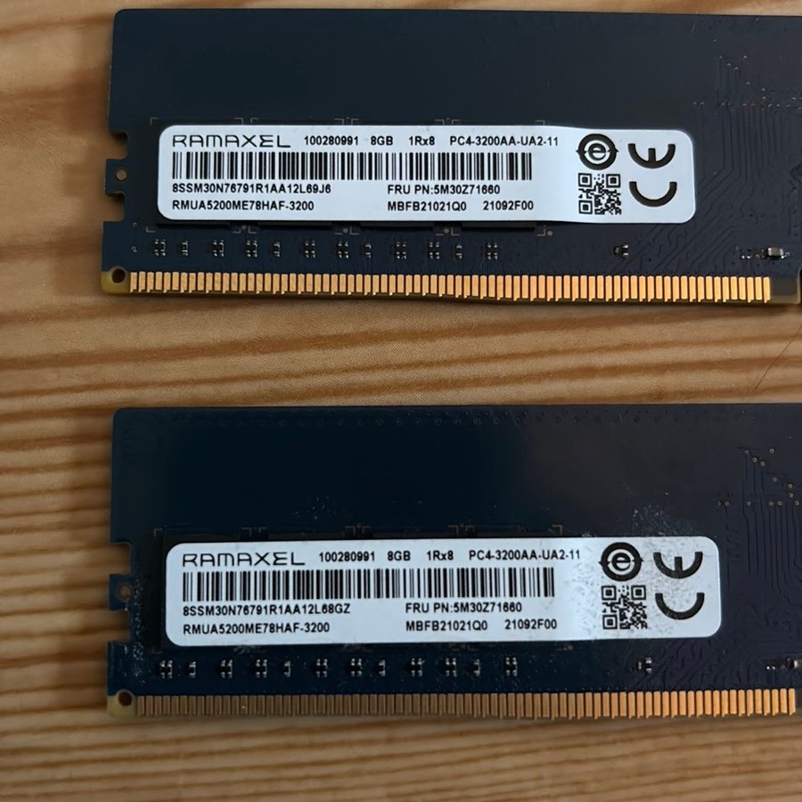 RAMAXEL DDR4 16GB (2x8GB) 3200MHz メモリー 【公式通販】