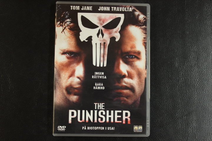 The Punisher John Travolta Tom Jane Movie DVD