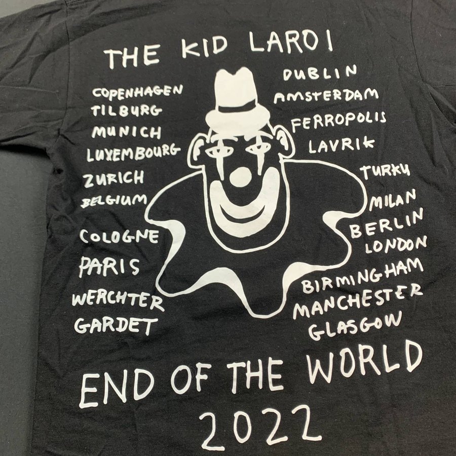 The Kid Laroi Tour 2022 T-shirt Svart med logot.. | Köp på Tradera