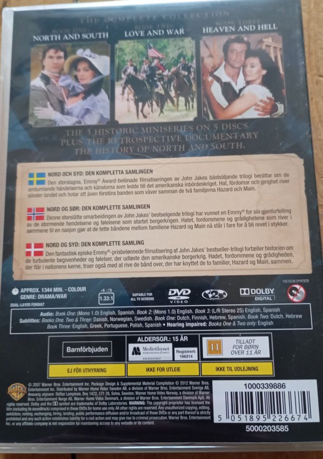 North and South - The Complete Collection (DVD) | Köp på Tradera