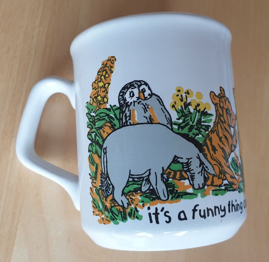 Mugg Disney Nalle Puh och hans vänner rim Winni.. Köp på Tradera