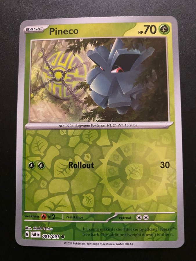 Pineco 001/091 rev Holo | Kp p Tradera (622885500)