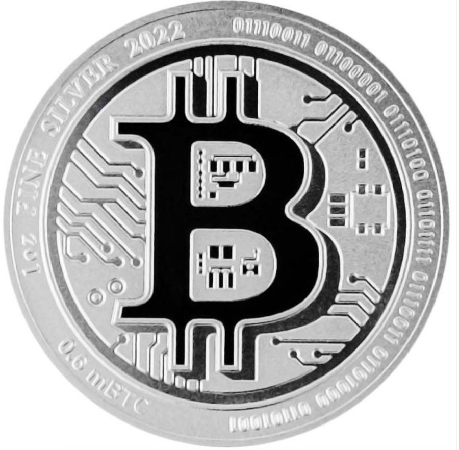 Bitcoin Silver Coin 1 oz | Köp från TheCollection på Tradera (710277615)