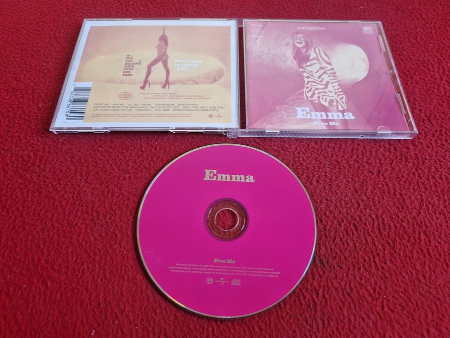 Se produkter som liknar EMMA FREE ME CD på Tradera (688914138)
