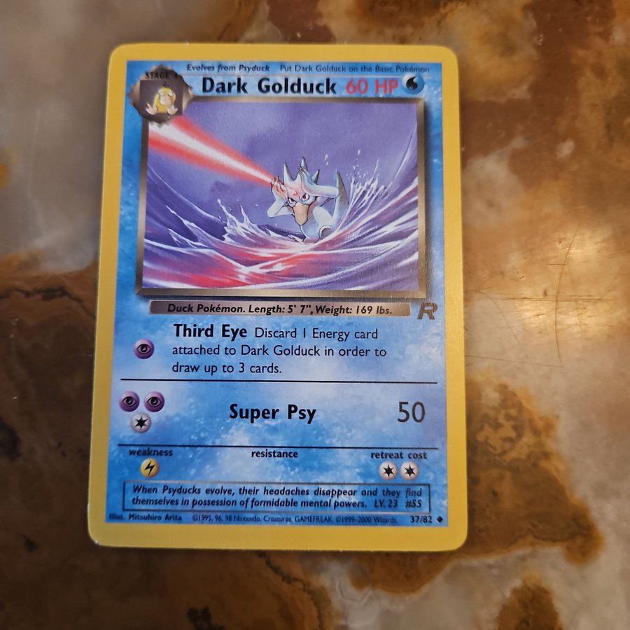 dark golduck pokemon card value Amazon.com: Pokemon - Dark Golduck (37)