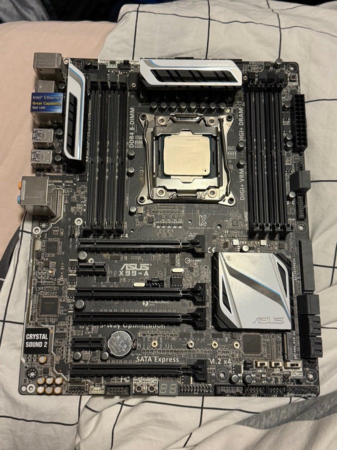 ASUS X99-A Moderkort med Intel Core i7-5820K Pr.. | Köp på Tradera
