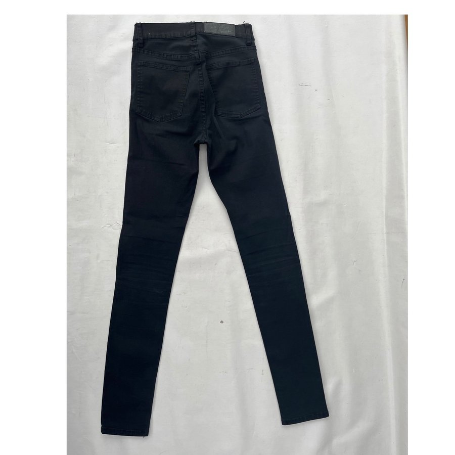 Cheap Monday Svarta Jeans Strl 24 32 Second Skin Very Stretch Black Toppenfina