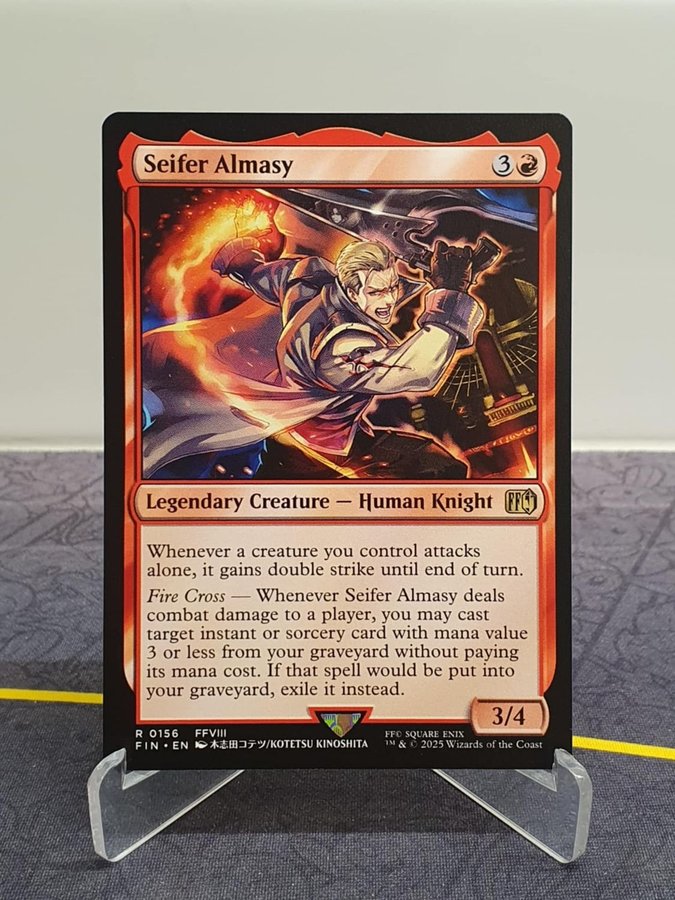 seifer final fantasy mtg Seifer Almasy [389] [Borderless] [Character] [FINAL FANTASY] [Foil] – Face  to Face Games main image 0