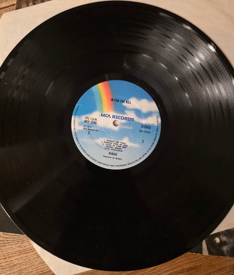 Budgie – In for the Kill! (LP, UK) MCA MCF 2546.. | Köp på Tradera