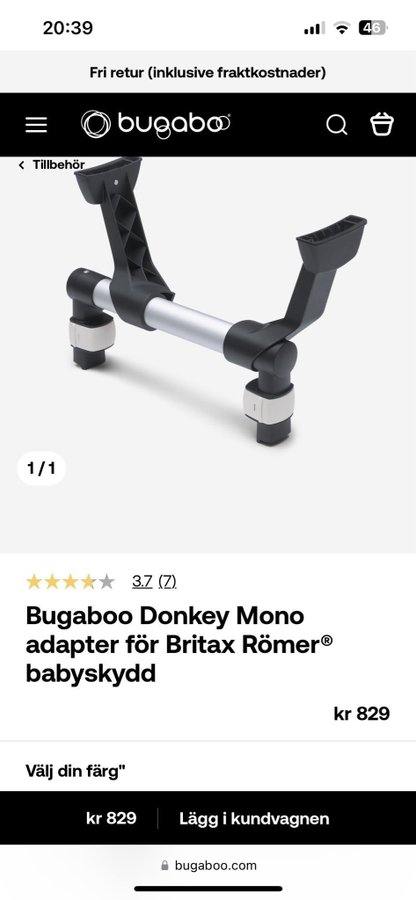 Bugaboo donkey clearance adapter britax römer