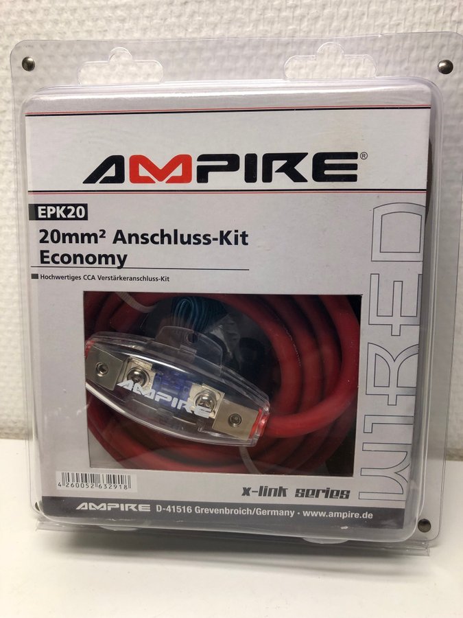 KIT Cavi 20mm Alimentazione Portafusibile Rca Cavo Cablaggio Amplificatore Auto - Foto 13