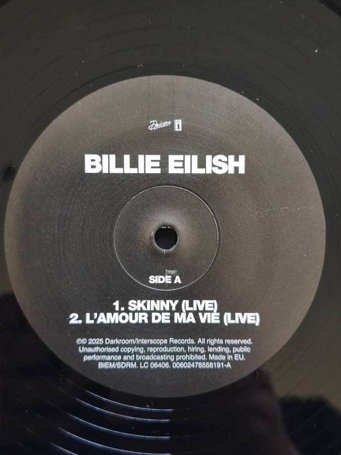 Billie Eilish – RSD Black Friday Live EP (Vinyl.. | Köp på Tradera