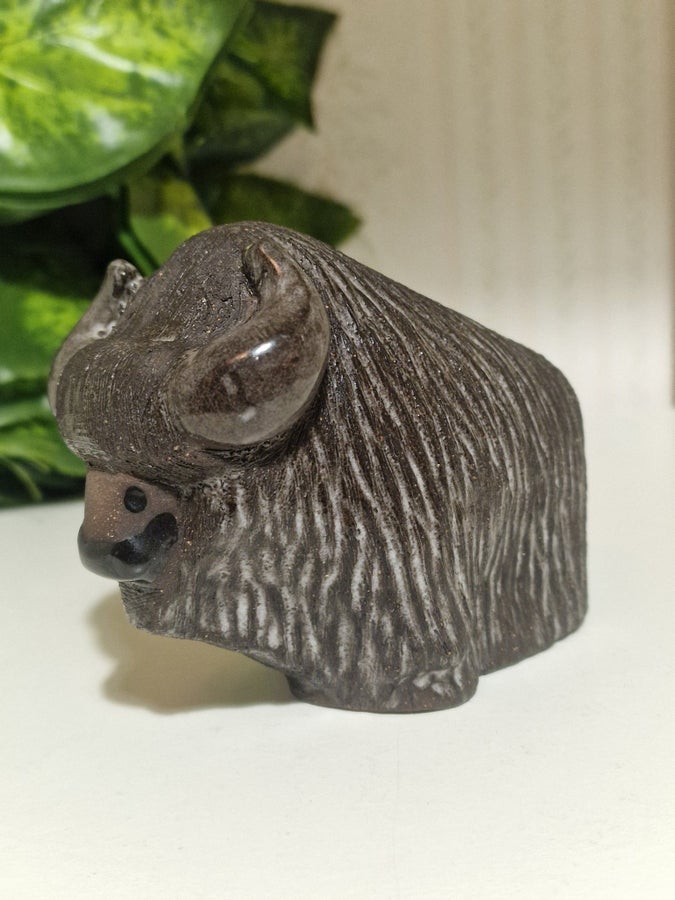 Fin keramik figurin /Bison/ Upsala Ekeby/ Göran.. | Köp på Tradera