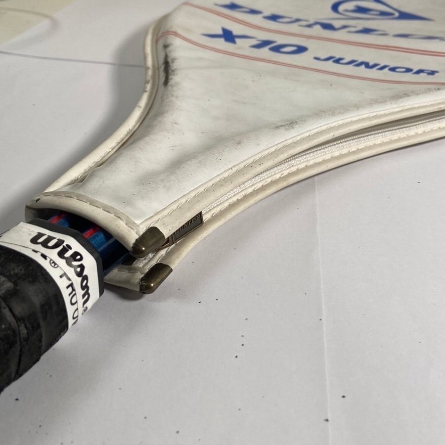 Raquette dunlop x10 cadet avec housse vintage - Sport & Plein air