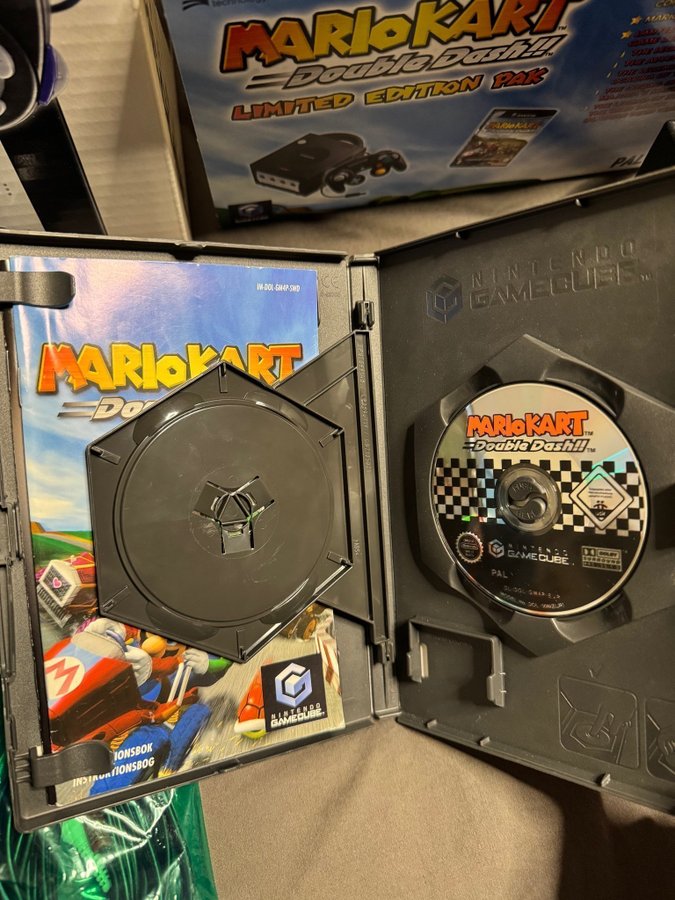 GameCube Mario Kart Double Dash Moddée – PAK En Boîte + Picoboot + SD 128Go, Occasion