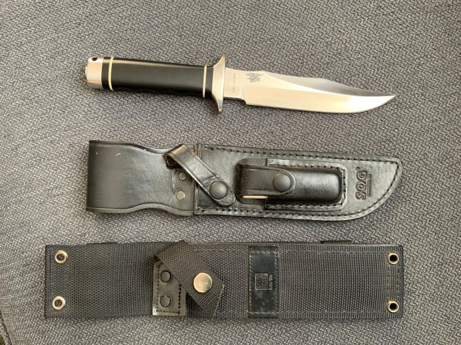 SOG S2 Trident Bowie Knife Navy Seal Seki Japan Köp på Tradera (608324833)
