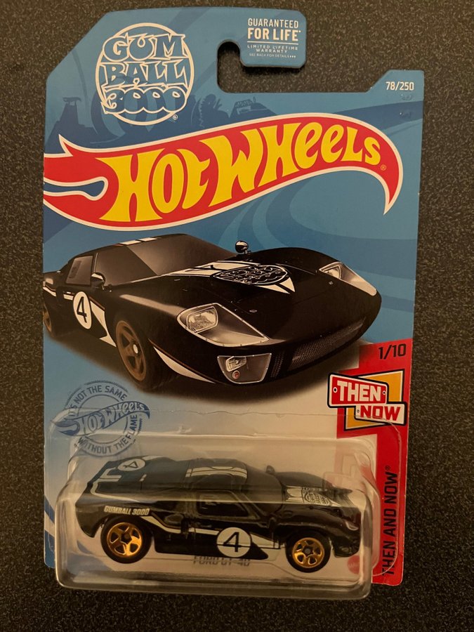 Hot Wheels Ford GT-40 Gumball 3000 Köp på Tradera (699606165)