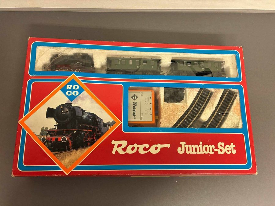 ANCIEN JOUET BOITE DE TRAIN ROCO JUNIOR SET 4042 F - TRÈS BON