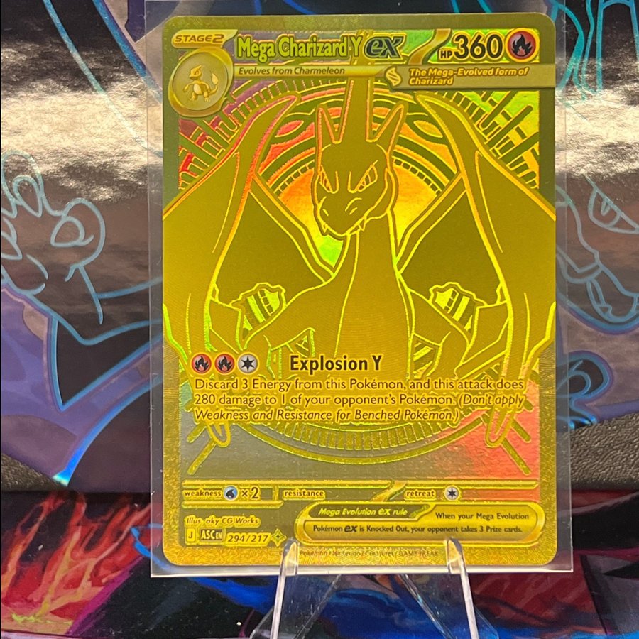 mega charizard y card secret rare Pokemon Cards ULTRA RARE Crate main image 0