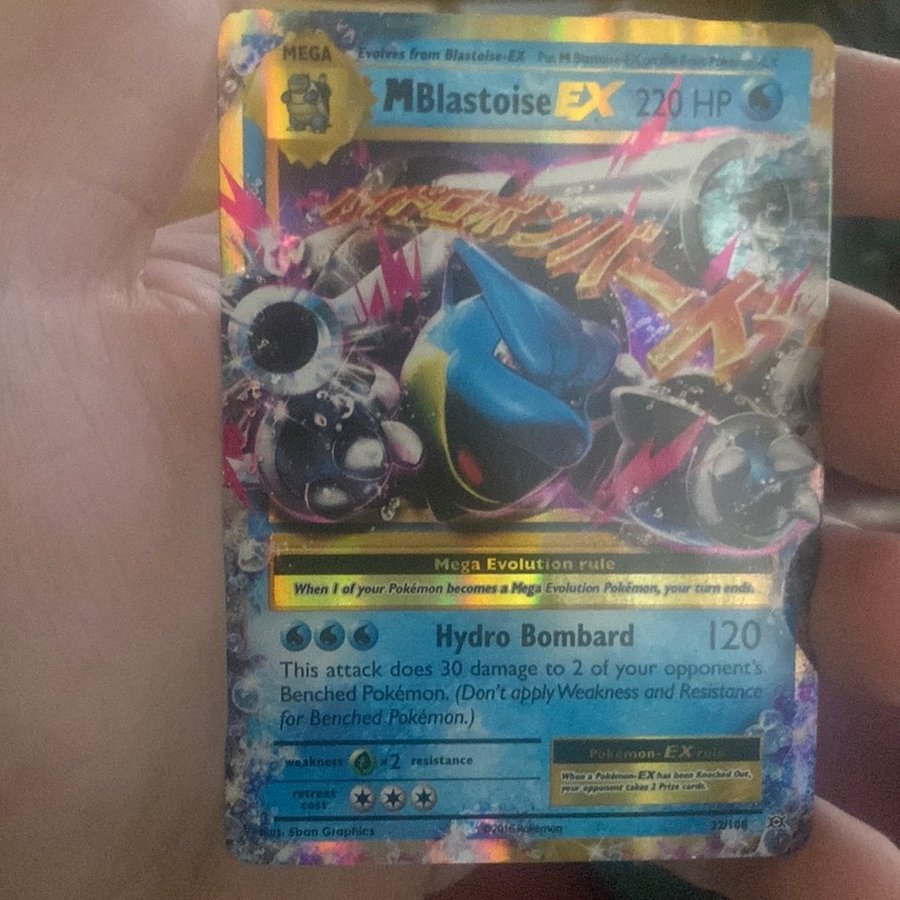Se produkter som liknar M Blastoise-EX 22/108 Evoluti.. p Tradera  (727444847)