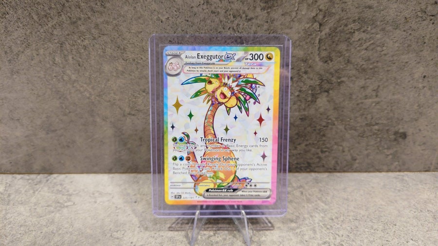 225 191 pokemon card Alolan Exeggutor ex 225/191 - Ultra Rare SV08: Surging Sparks Surging Sparks Type Alolan Exeggutor ex 225/191 Surging