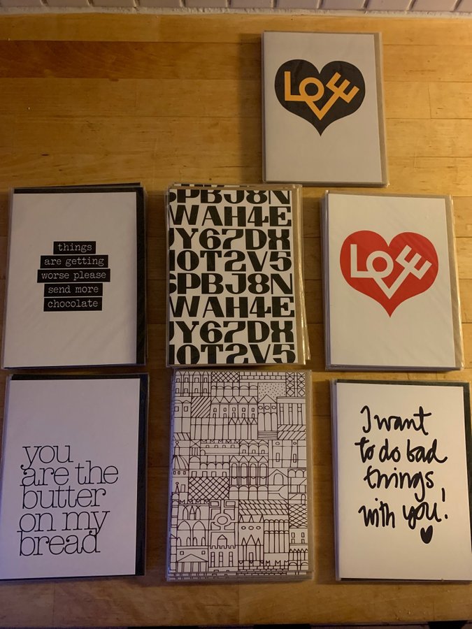 Parti med dubbla kort med kuvert (451194542)  Köp på Tradera