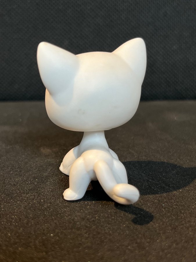 Littlest Pet Shop LPS #64 - Chat Shorthair Blanc - Authentique - Occasion