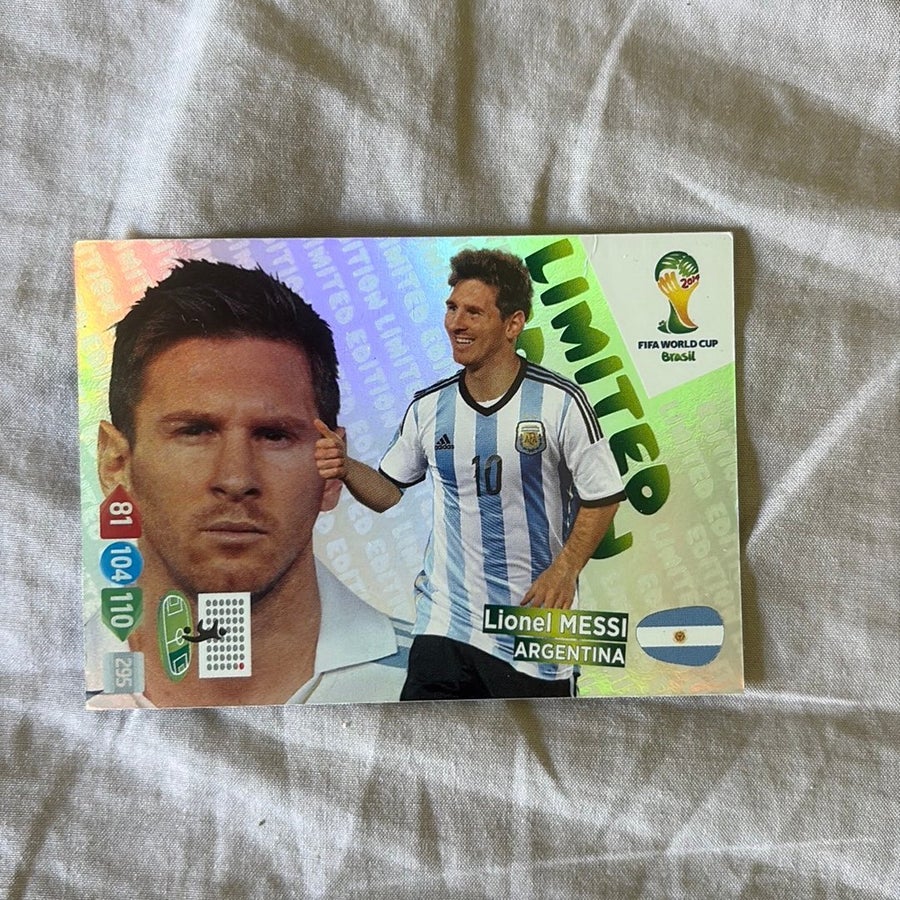 messi limited edition card 2014 world cup Panini Prizm #12 Lionel Argentina Soccer : Collectibles & Fine Art 2014 Panini Adrenalyn XL FIFA