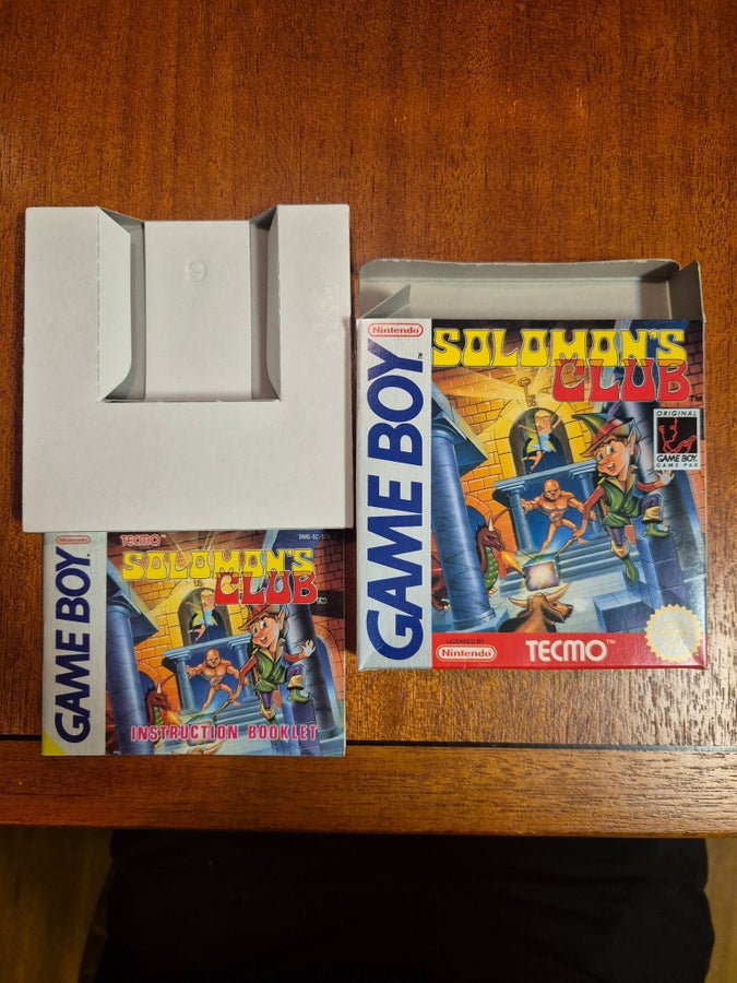 Jeu Game Boy - SOLOMON'S CLUB - Cartouche Seule - En Très Bon état, Joue Parfaitement