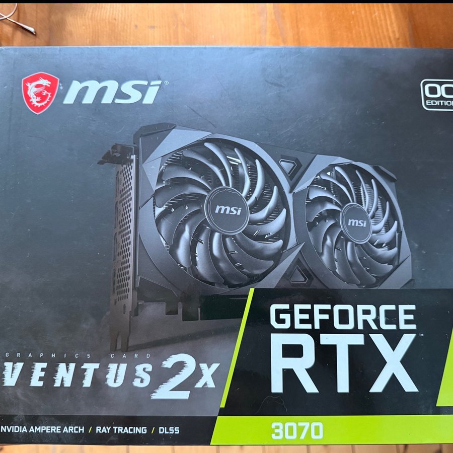 Se produkter som liknar MSI GeForce RTX 3070 Ventus på Tradera